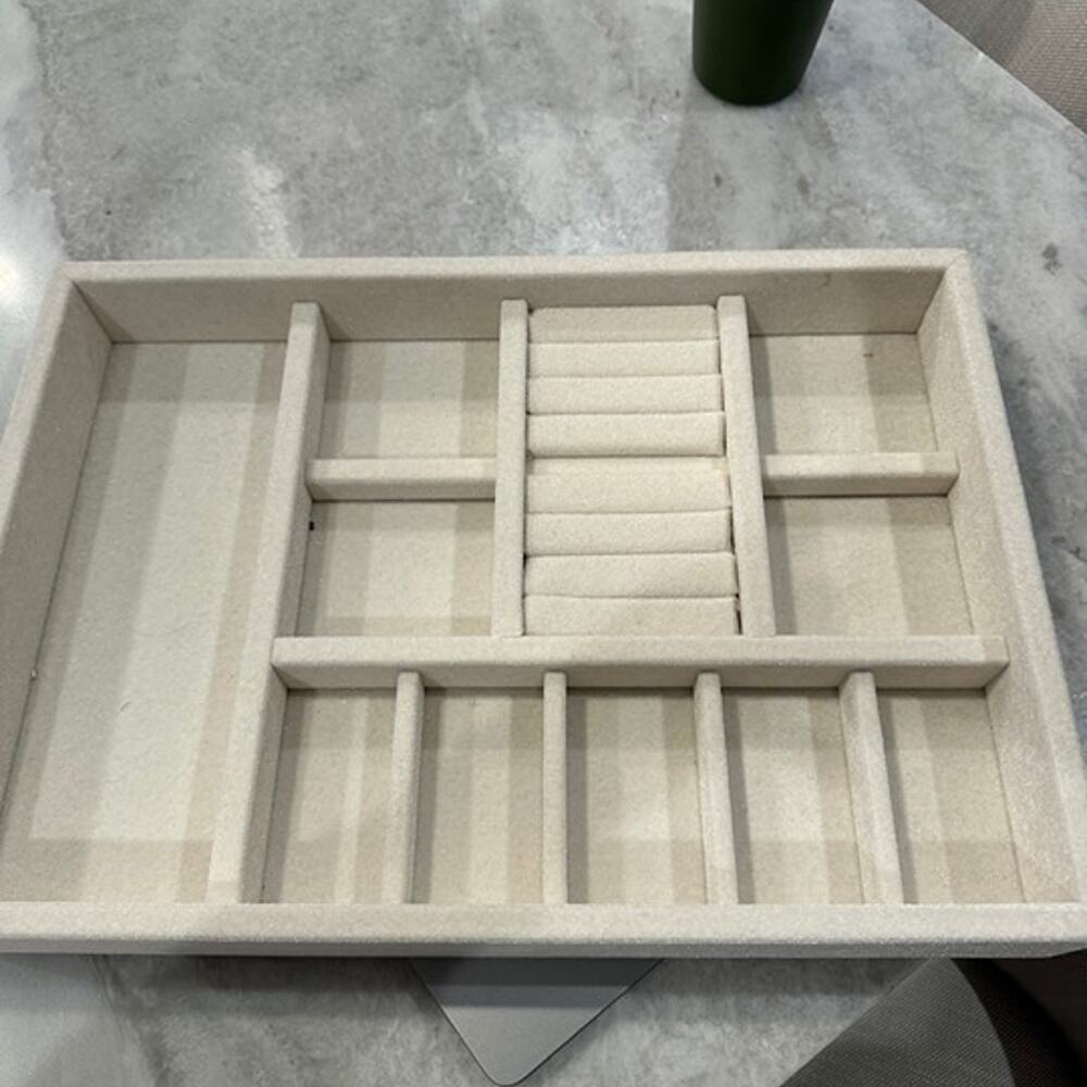 The Jewelry Tray Standard Design with Earring Compartments